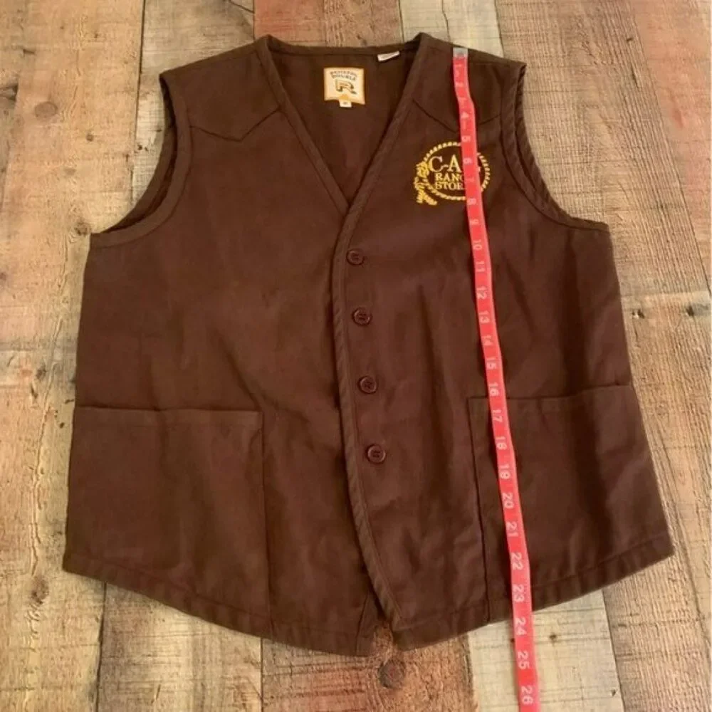 cal ranch stores resistol double R vest size medium